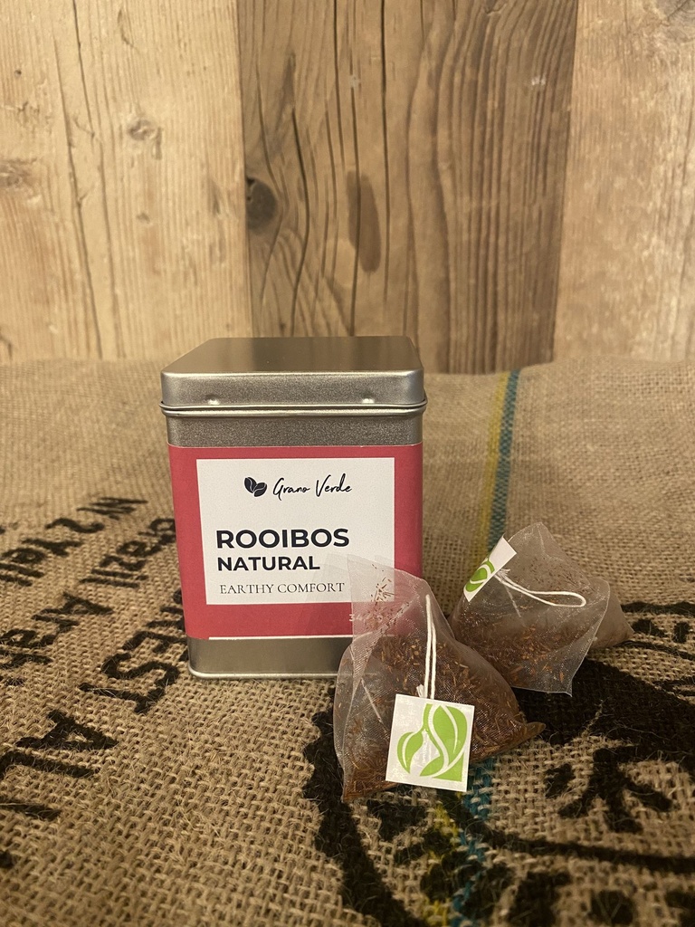 Rooibos Naturel Thee (Met metalen opbergblik)