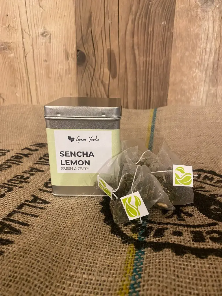 Sencha Lemon (With metal storage tin)