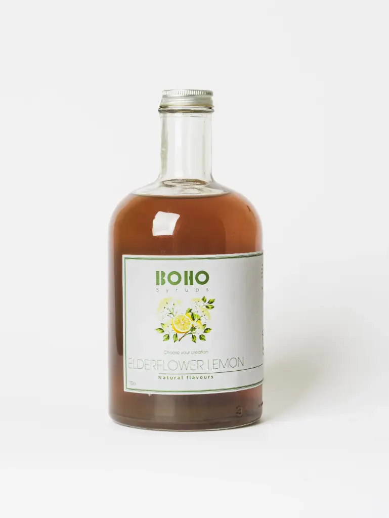 Vlierbloesem-citroen fruit siroop  (25 cl)