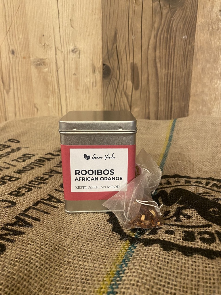 Rooibos African Orange Thee (With metal storage tin)