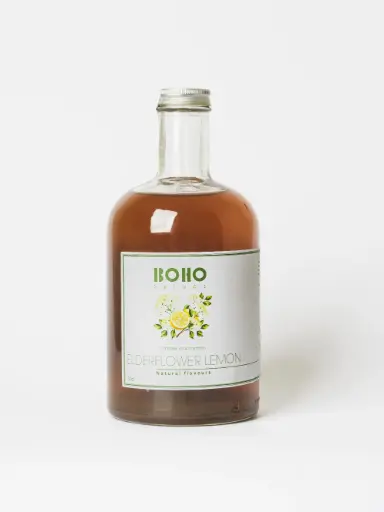 Vlierbloesem-citroen fruit siroop 